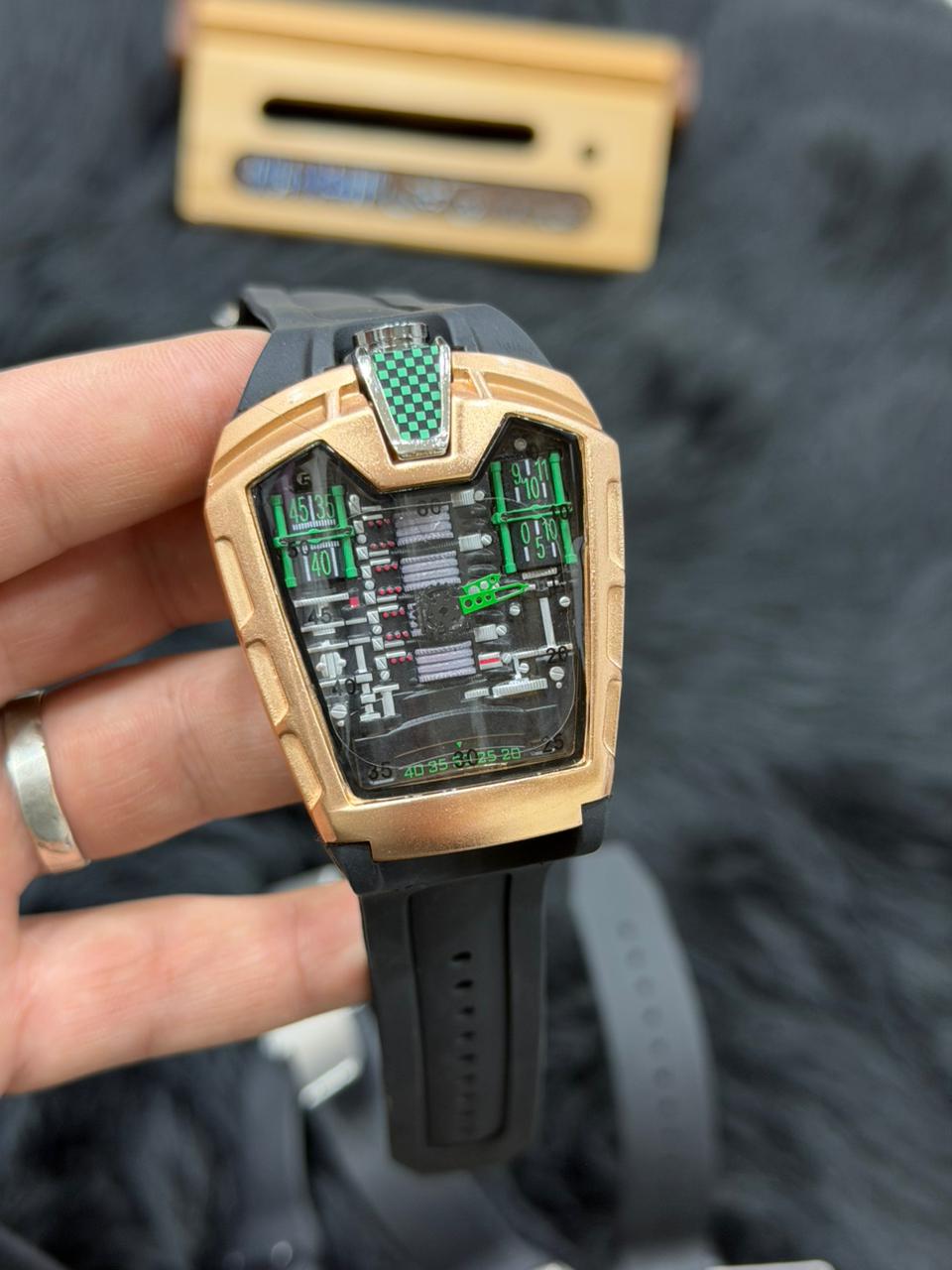 New Design Bugatti in Rose Gold Case