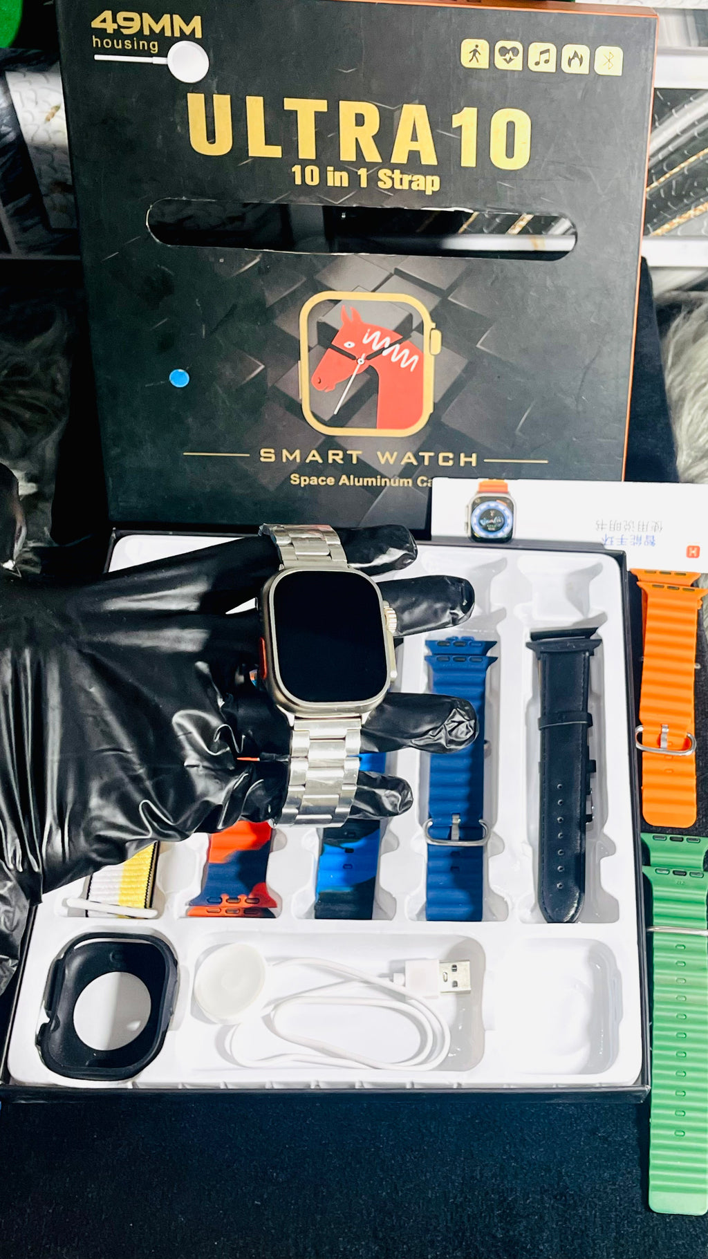 10 in 1 Smart Watch With Premium Quality And Box