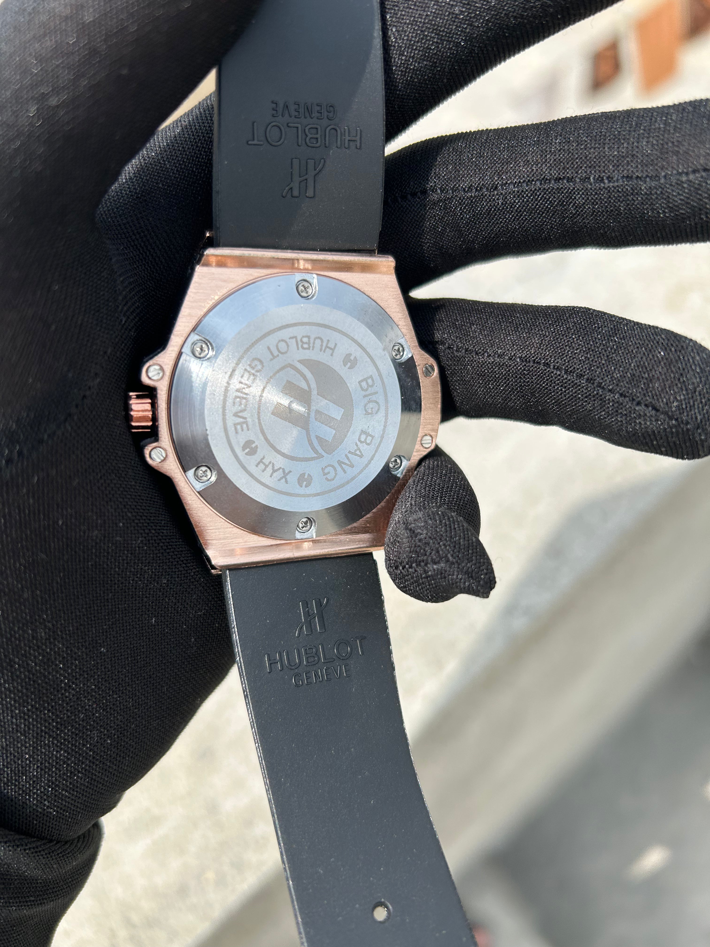 Diamond Cut Hublot Watch