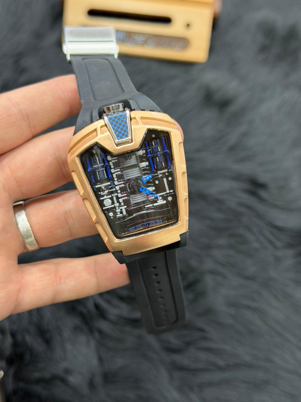 New Design Bugatti in Rose Gold Case