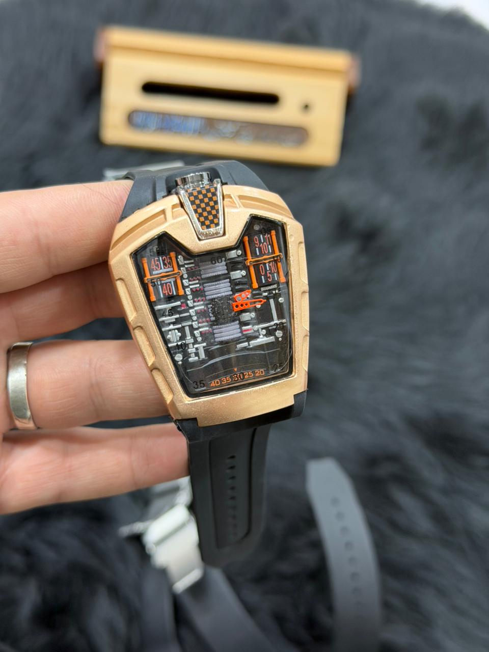 New Design Bugatti in Rose Gold Case